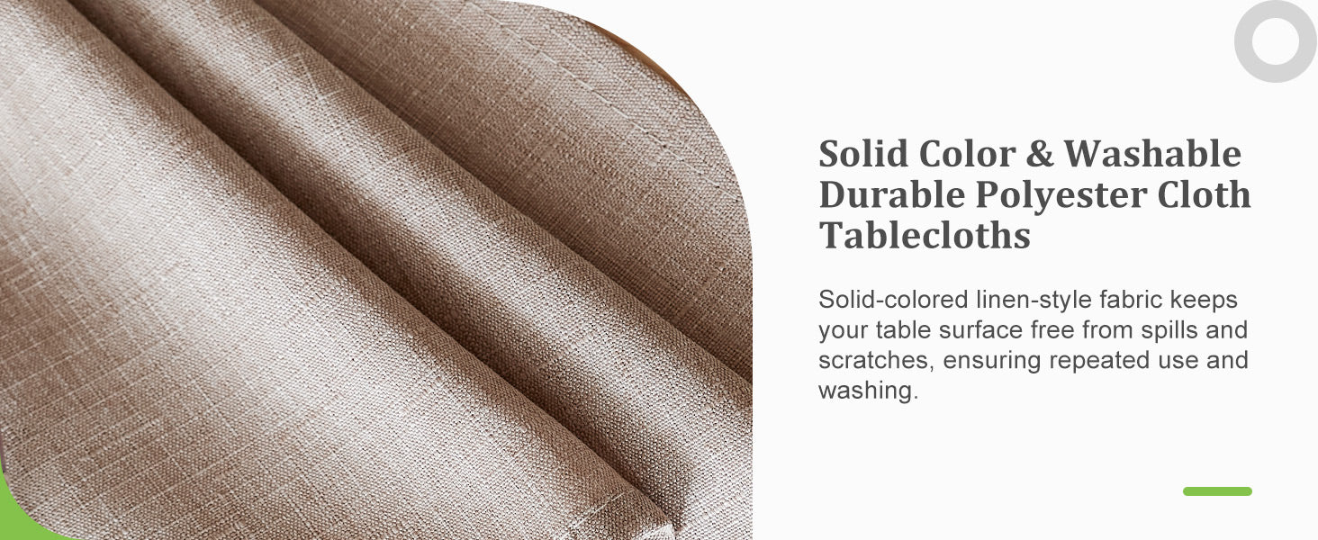 Textured Polyester Tablecloth Rectangle 52x70 Waterproof Spill-Proof Wipeable Table Cloth Wrinkle Free Dining Table Cover for Birthday Farmhouse Spring Tablecloths Up to 36‘'X54''