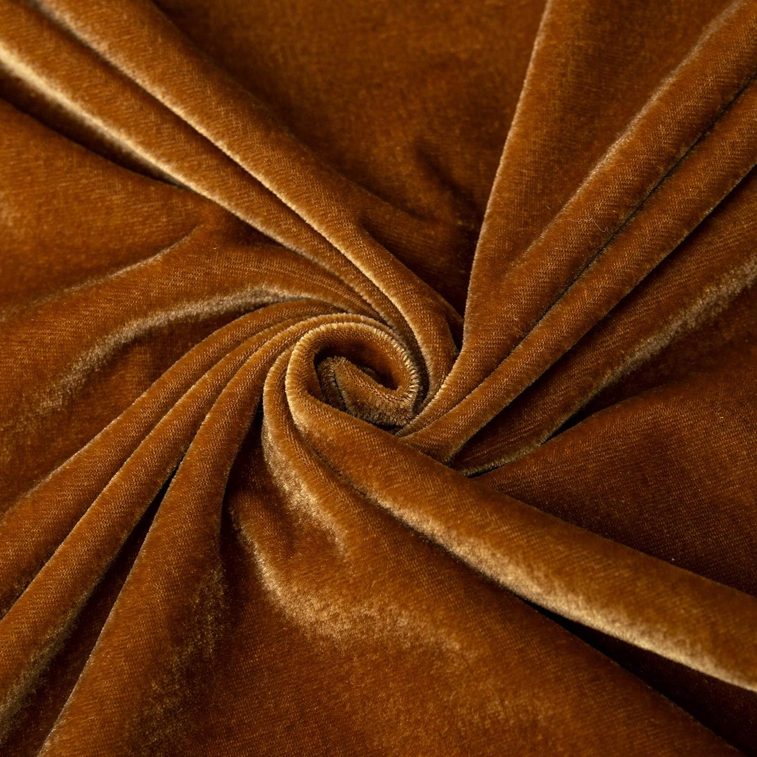 Glory Season Velvet Throw Pillow Cover Soft Decorative Luxurious Solid Square Cushion Case for Sofa Couch Bedroom Farmhouse,Pack of 2, 18 x 18 Inches, Golden Camel